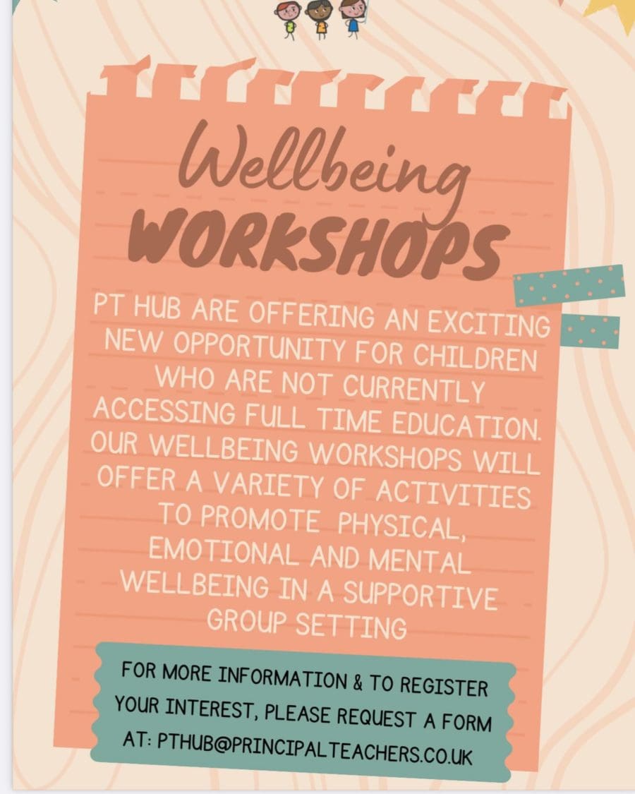 PT HUB WELLBEING WORKSHOPS