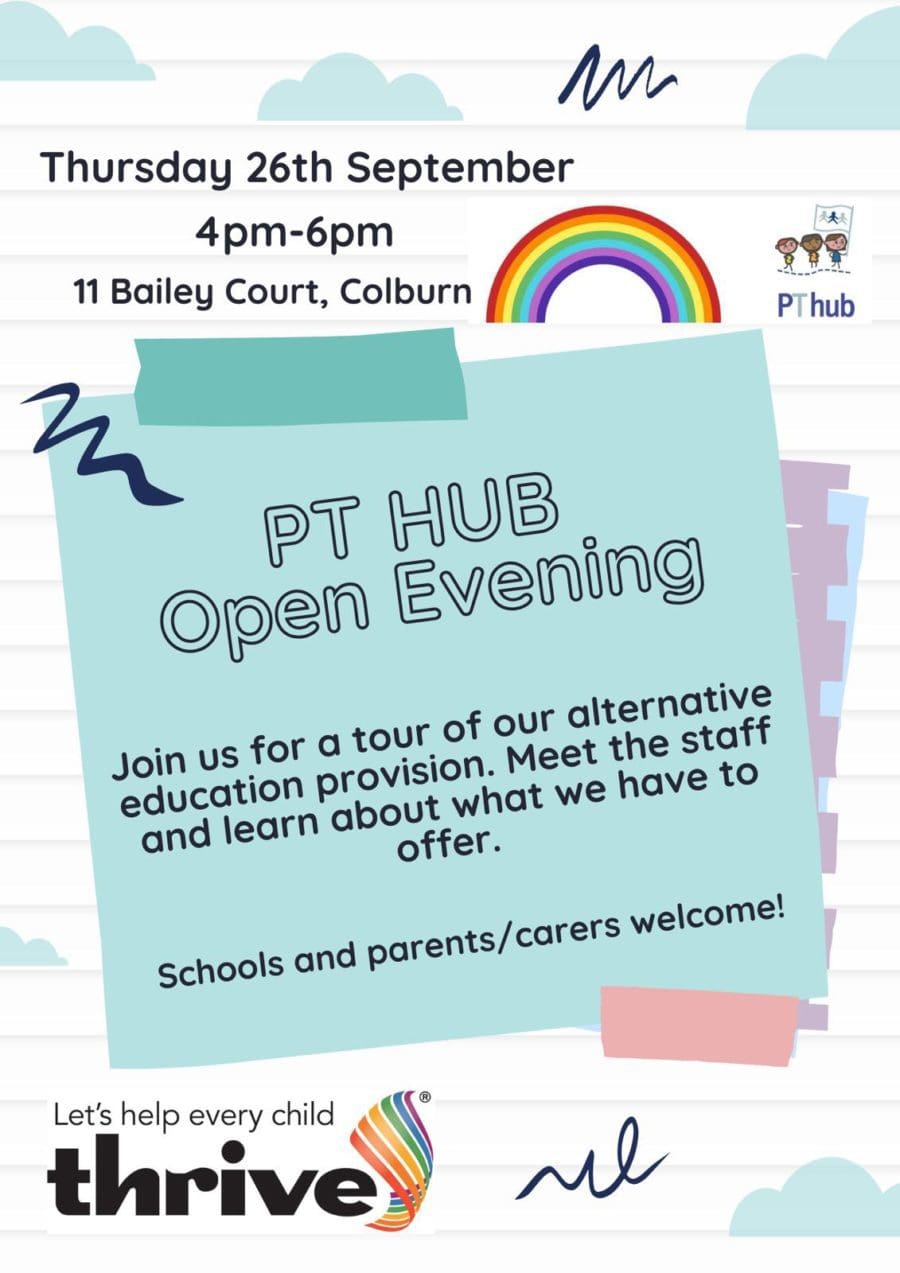 PT Hub Opening Evening – Thursday 26th September